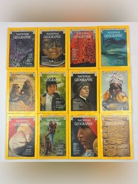 National Geographic Magazine 1975 Full Year Set